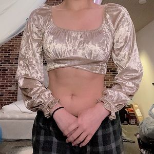 Altar’d State Suede Princess Top